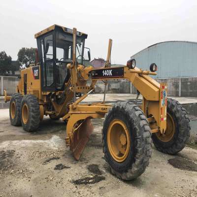 Used Cat 140K Motor Grader Original USA with Good Condition LOW PRICE construction machinery for sale