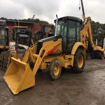 Used original Cat 420f Backhoe Loader, Secondhand Caterpillar 420f Skid Steer Loader construction machinery for sale